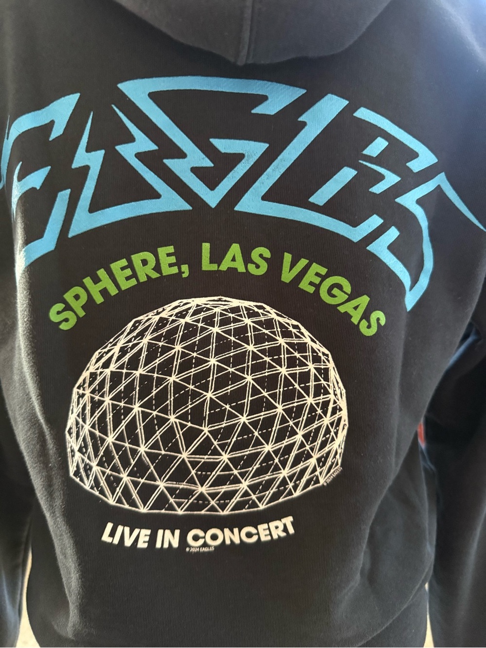 Eagles The Long Goodbye Sphere Las Vegas Concert Hoodie - Picture 7 of 7
